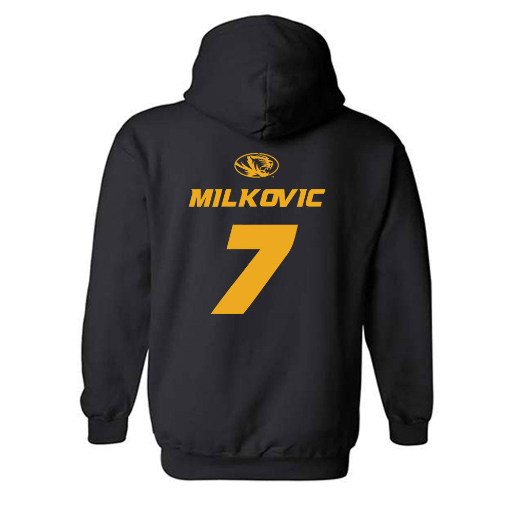 Missouri - NCAA Women's Basketball : Lucija Milkovic - Sports Shersey Hooded Sweatshirt-1