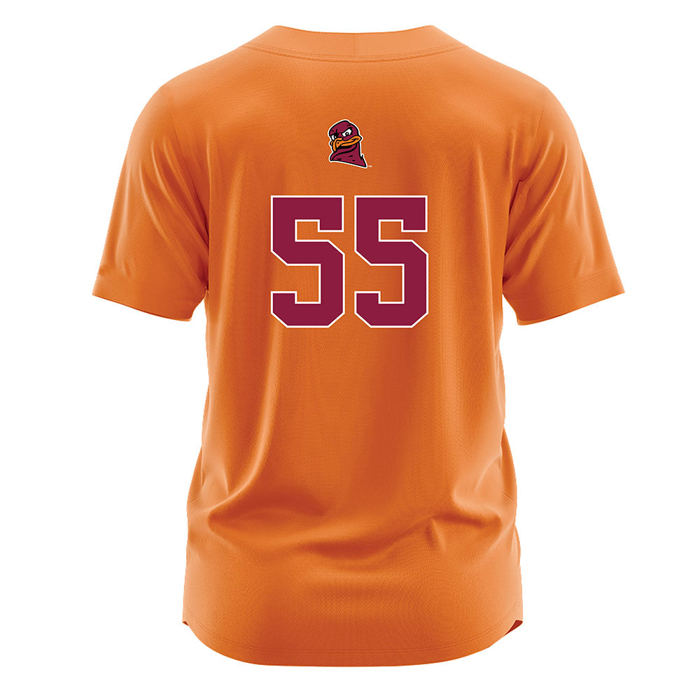 Virginia Tech - NCAA Softball : Annika Rohs - Orange Jersey-1