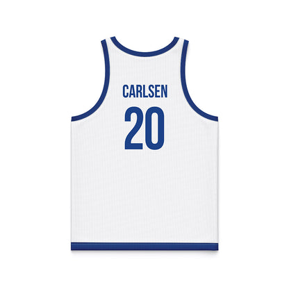Drake - NCAA Women's Basketball : Lexi Carlsen - White Basketball Jersey-1