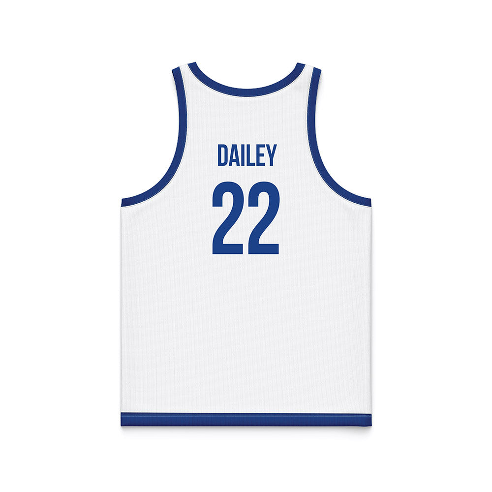 Drake - NCAA Women's Basketball : Brooklin Dailey - White Basketball Jersey