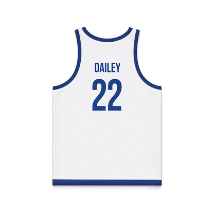 Drake - NCAA Women's Basketball : Brooklin Dailey - White Basketball Jersey