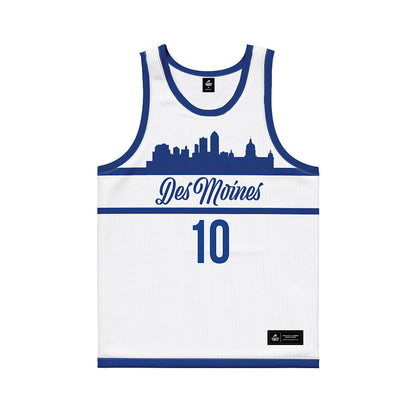 Drake - NCAA Women's Basketball : Katie Dinnebier - White Basketball Jersey