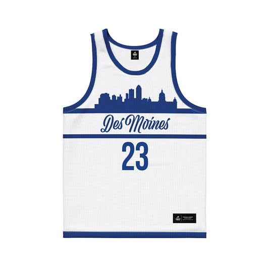 Drake - NCAA Women's Basketball : Quinn Vice - White Basketball Jersey-0