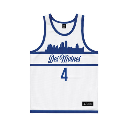 Drake - NCAA Women's Basketball : Shannon Fornshell - White Basketball Jersey