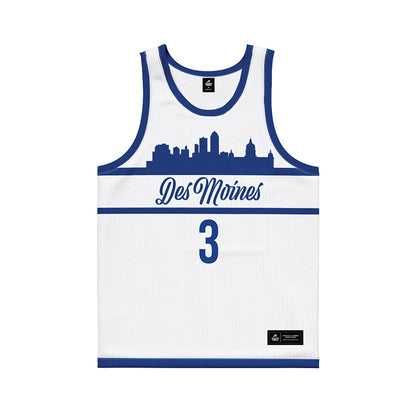 Drake - NCAA Women's Basketball : Abbie Aalsma - White Basketball Jersey-0