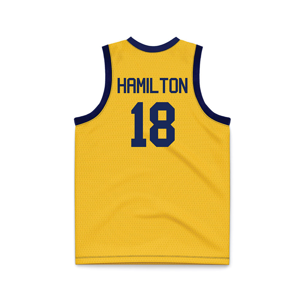 Marquette - NCAA Men's Basketball : Caedin Hamilton - Basketball Jersey-1
