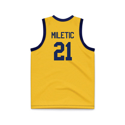 Marquette - NCAA Men's Basketball : Ian Miletic - Basketball Jersey-1