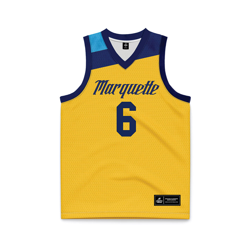 Marquette - NCAA Men's Basketball : Sheek Pearson - Basketball Jersey-0