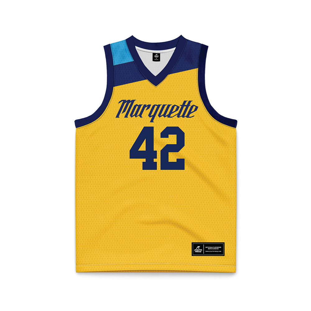 Marquette - NCAA Men's Basketball : Braeden Brenn - Basketball Jersey-0