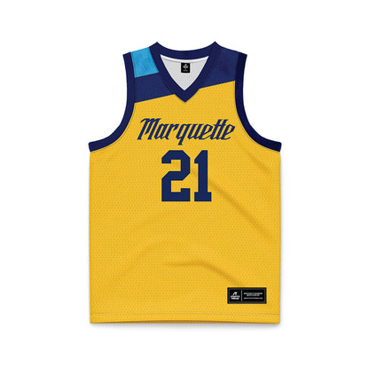 Marquette - NCAA Men's Basketball : Ian Miletic - Basketball Jersey-0