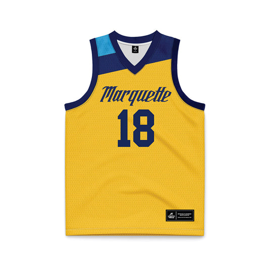 Marquette - NCAA Men's Basketball : Caedin Hamilton - Basketball Jersey-0