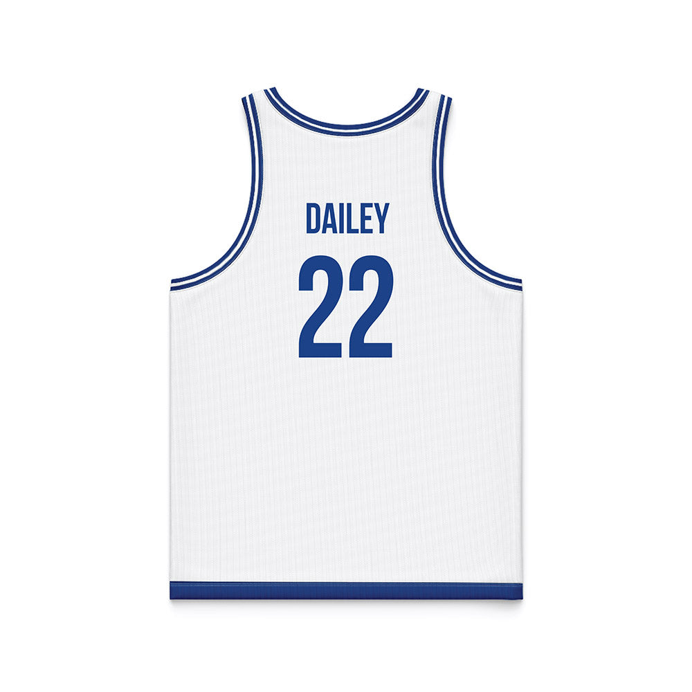 Drake - NCAA Women's Basketball : Brooklin Dailey - White Basketball Jersey