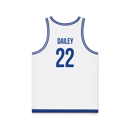 Drake - NCAA Women's Basketball : Brooklin Dailey - White Basketball Jersey