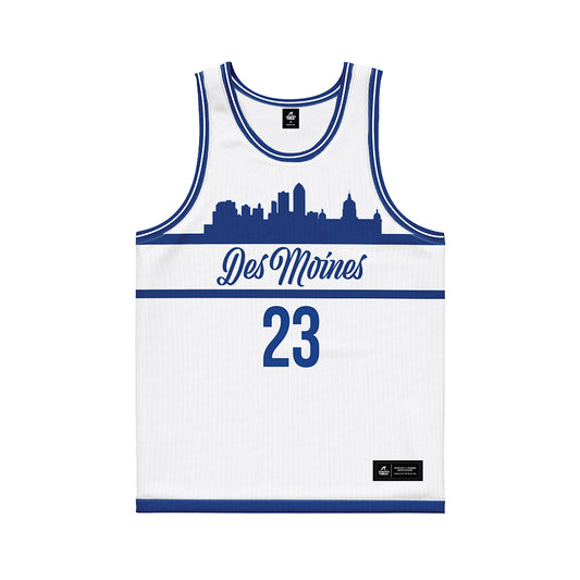 Drake - NCAA Women's Basketball : Quinn Vice - White Basketball Jersey-0