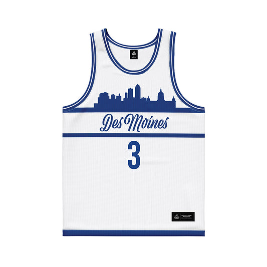Drake - NCAA Women's Basketball : Abbie Aalsma - White Basketball Jersey-0