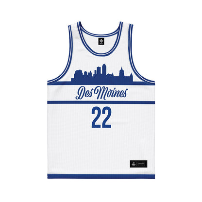 Drake - NCAA Women's Basketball : Brooklin Dailey - White Basketball Jersey