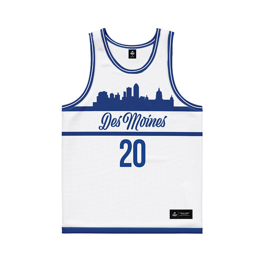 Drake - NCAA Women's Basketball : Emily Christenson - White Basketball Jersey