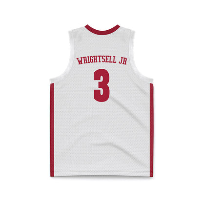 Alabama - NCAA Men's Basketball : Latrell Wrightsell Jr - White Basketball Jersey-1