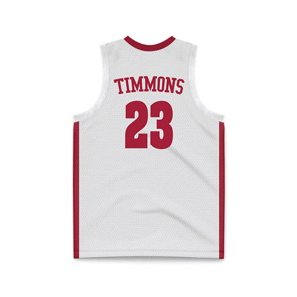 Alabama - NCAA Women's Basketball : Jessica Timmons - White Basketball Jersey