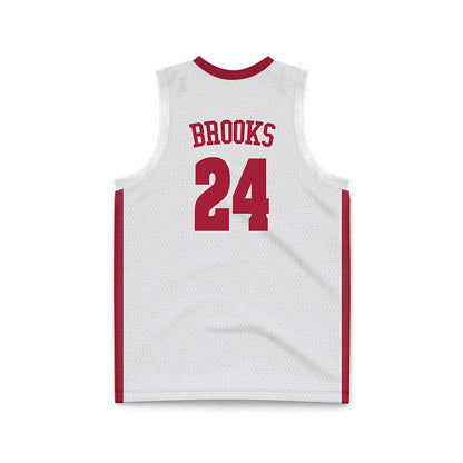 Alabama - NCAA Women's Basketball : Leah Brooks - White Basketball Jersey