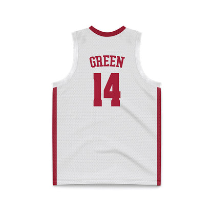 Alabama - NCAA Women's Basketball : Zaay Green - White Basketball Jersey