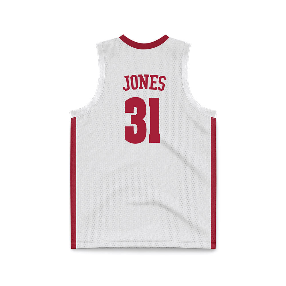 Alabama - NCAA Women's Basketball : Naomi Jones - White Basketball Jersey