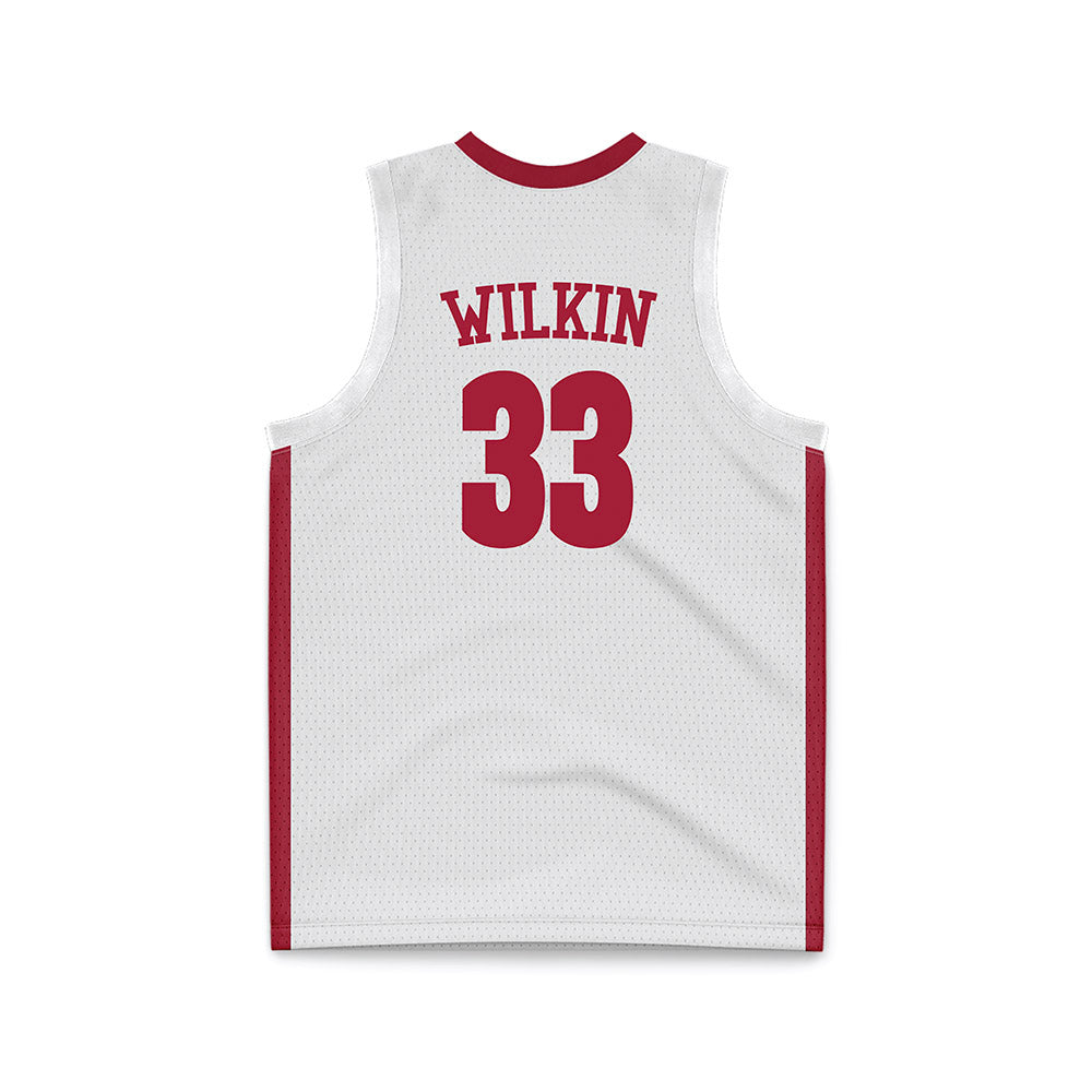 Alabama - NCAA Men's Basketball : Jonas Wilkin - White Basketball Jersey-3