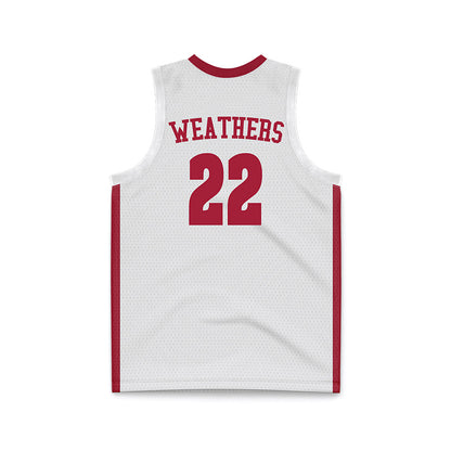 Alabama - NCAA Women's Basketball : Karly Weathers - White Basketball Jersey