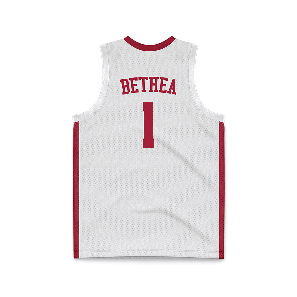 Alabama - NCAA Men's Basketball : Jalil Bethea - White Basketball Jersey-2