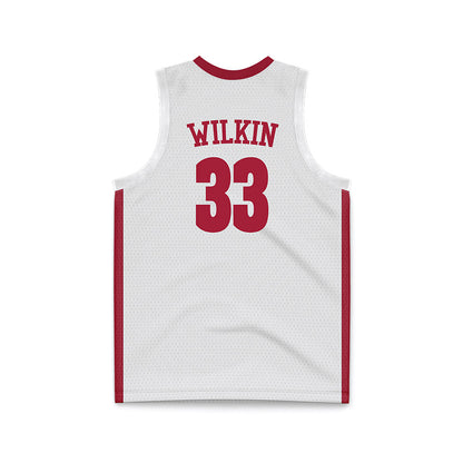 Alabama - NCAA Men's Basketball : Jonas Wilkin - White Basketball Jersey-2