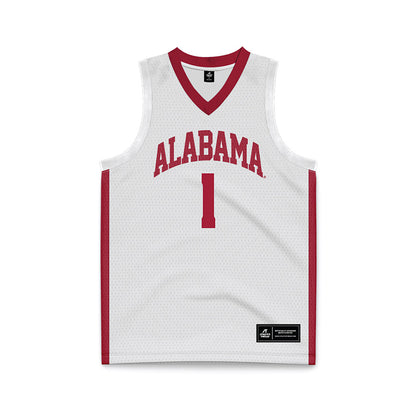 Alabama - NCAA Women's Basketball : Christabel Ezumah - White Basketball Jersey