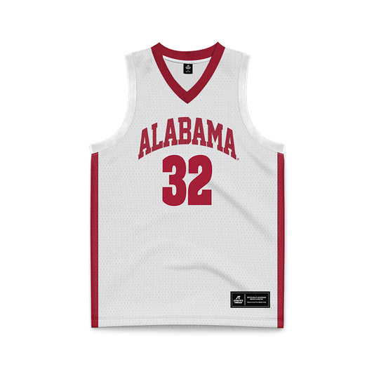 Alabama - NCAA Women's Basketball : Alancia Ramsey - White Basketball Jersey-0