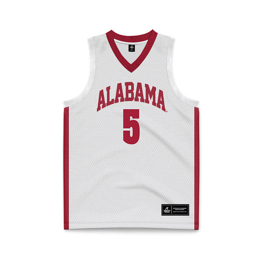 Alabama - NCAA Men's Basketball : Amari Allen - White Basketball Jersey-0