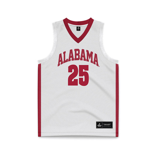 Alabama - NCAA Women's Basketball : Joy Egbuna - White Basketball Jersey-0