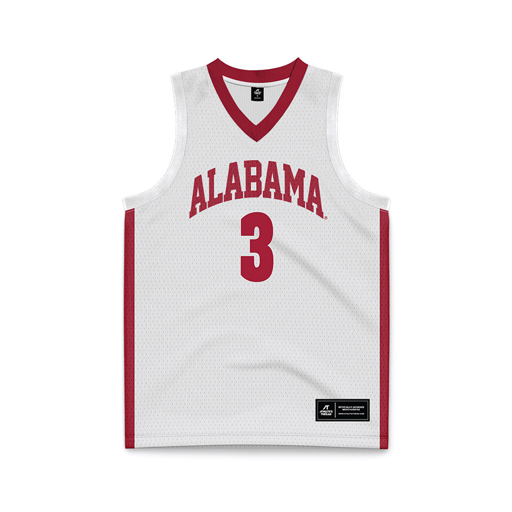 Alabama - NCAA Women's Basketball : Sarah Ashlee Barker - White Basketball Jersey