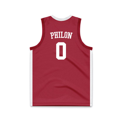 Alabama - NCAA Men's Basketball : Labaron Philon - Crimson Basketball Jersey-1