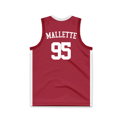 Alabama - NCAA Men's Basketball : Houston Mallette - Crimson Basketball Jersey-1