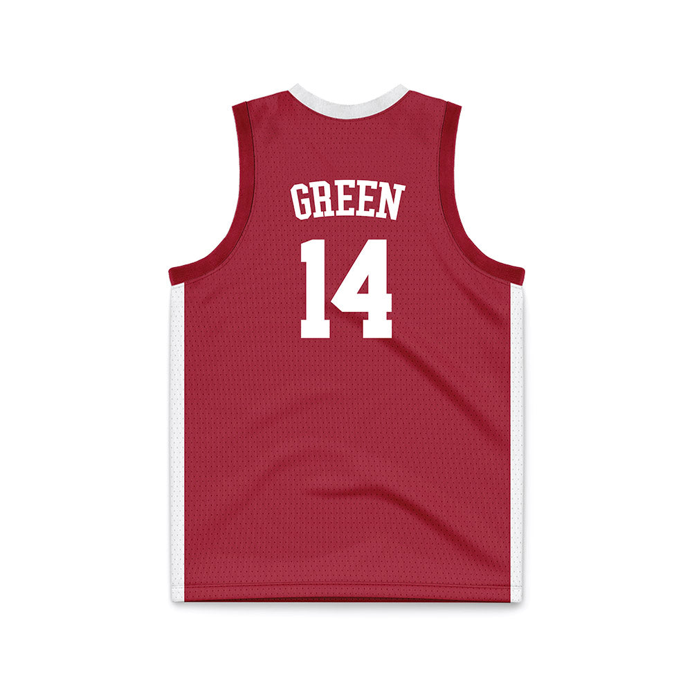 Alabama - NCAA Women's Basketball : Zaay Green - Crimson Basketball Jersey