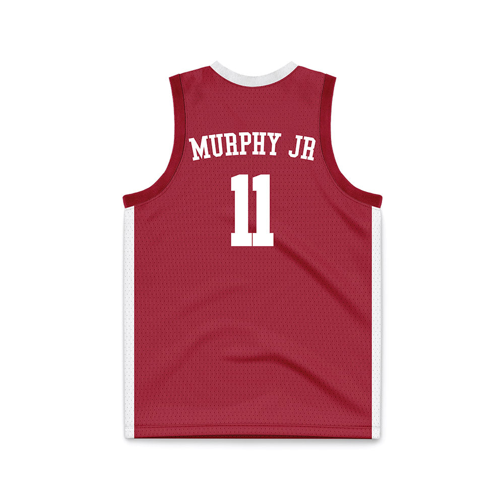 Alabama - NCAA Men's Basketball : Preston Murphy Jr - Crimson Basketball Jersey-1