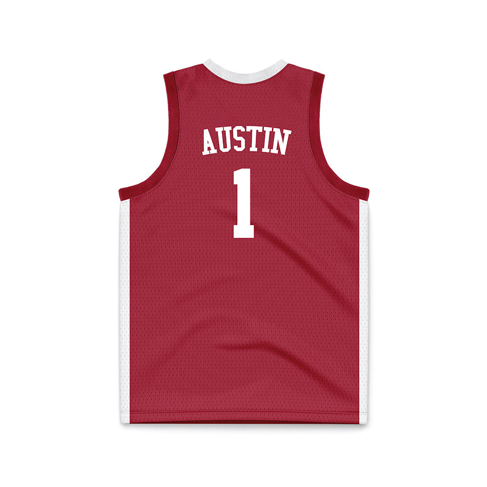 Alabama - NCAA Women's Basketball : Ace Austin - Crimson Basketball Jersey-1