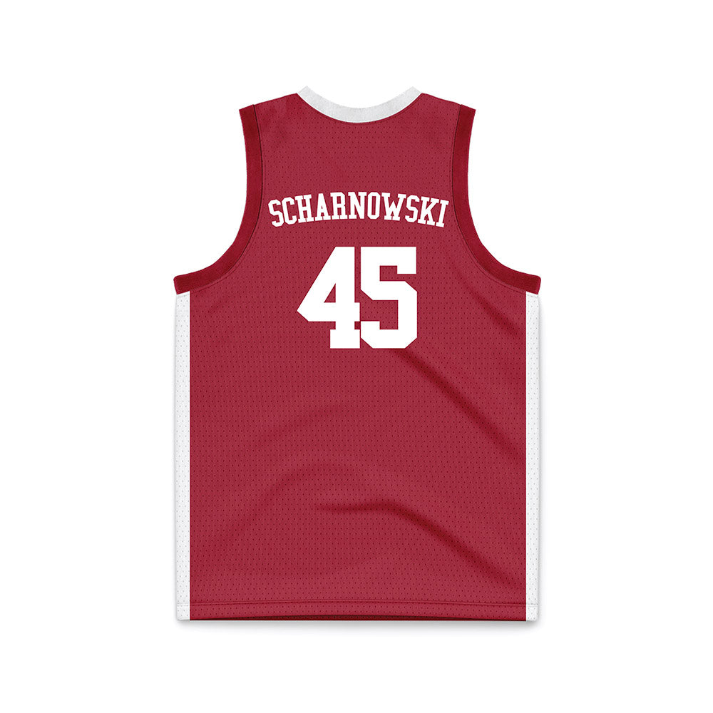 Alabama - NCAA Men's Basketball : Max Scharnowski - Crimson Basketball Jersey-2