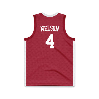 Alabama - NCAA Men's Basketball : Grant Nelson - Crimson Basketball Jersey-2