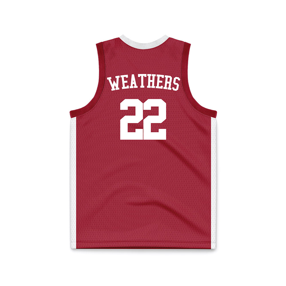 Alabama - NCAA Women's Basketball : Karly Weathers - Crimson Basketball Jersey