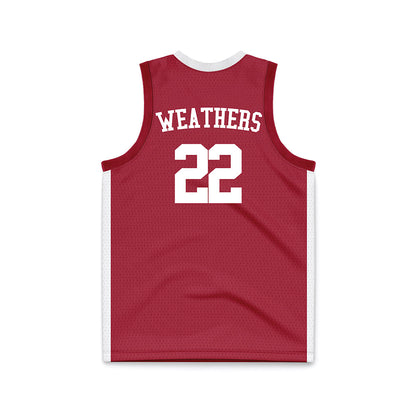 Alabama - NCAA Women's Basketball : Karly Weathers - Crimson Basketball Jersey