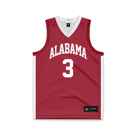 Alabama - NCAA Men's Basketball : Latrell Wrightsell Jr - Crimson Basketball Jersey-0