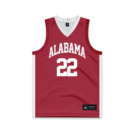 Alabama - NCAA Men's Basketball : Aiden Sherrell - Crimson Basketball Jersey-0