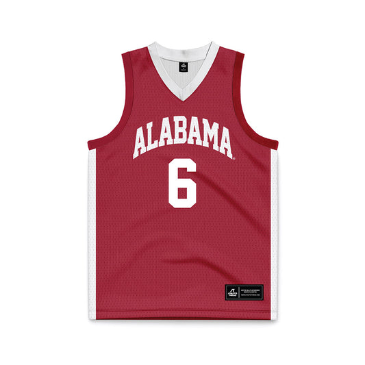 Alabama - NCAA Men's Basketball : London Jemison - Crimson Basketball Jersey-0