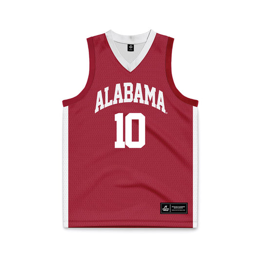 Alabama - NCAA Men's Basketball : Keitenn Bristow - Crimson Basketball Jersey-0