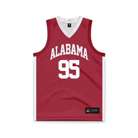Alabama - NCAA Men's Basketball : Houston Mallette - Crimson Basketball Jersey-0