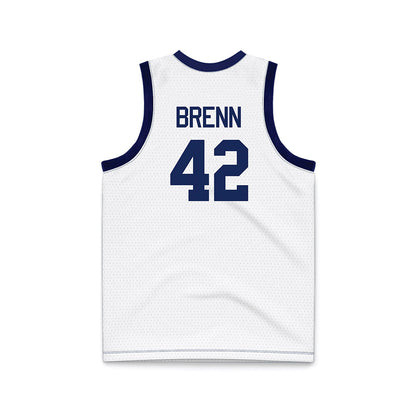 Marquette - NCAA Men's Basketball : Braeden Brenn - White Basketball Jersey-1